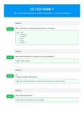 CS 1325 EXAM 1 420&plus; &lpar;Latest 2025-2026 Edition&rpar; 100&percnt; Verified Q&A &plus; Answer Key Solutions