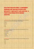 Solution&rpar; NURS 6630 Week 10 Assignment&colon;  Assessing and Treating Patients With  Impulsivity&comma; Compulsivity&comma; and Addiction &sol; A  Puerto Rican Woman with Comorbid  Addiction&period;