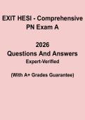 HESI Exit PN Practice Questions 2026 &ndash; Comprehensive Practical Nursing Exam Review