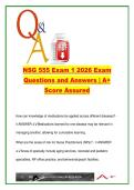 NSG 555 Exam 1 &lpar;2026&rpar; &ndash; 300&plus; Questions on Geriatrics&comma; Palliative Care&comma; Pulmonary&comma; GI & Renal Disorders