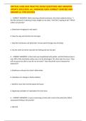 Critical Care HESI Practice Exam Questions and Answers &lpar;2023&sol;2024 Updated &ndash; Verified Correct&comma; A&plus; Success Resource&rpar;