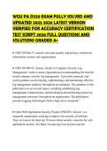 WGU PA D320 EXAM FULLY SOLVED AND UPDATED 2025 2026 LATEST VERSION VERIFIED FOR ACCURACY CERTIFICATION TEST SCRIPT 2026 FULL QUESTIONS AND SOLUTIONS GRADED A&plus;