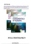 Test Bank Davis Advantage for Basic Nursing&colon; Thinking&comma; Doing&comma; and Caring 3rd Edition Treas&comma; Barnett and Smith &vert;Newest Update &lpar;2024&rpar; All Chapters 1-41 Exam Elaborations Questions and Answer Key Feedback