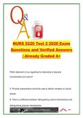 NURS 5220 Test 2 &lpar;2026&rpar; &ndash; 500&plus; Questions on Cultural Competence&comma; Neuro&comma; HEENT&comma; Breast&comma; Abdominal & GU Assessment