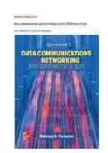 Solution Manual For data communications and networking with TCP&vert;IP Protocol Suite 6th Edition By behrouz forouzan&period;Latest 2026&period;