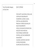 Texas Food safety Managers Test LATEST ACTUAL EXAM ALL QUESTIONS AND CORRECT ANSWERS LATEST UPDATE THIS YEAR-JUST RELEASED&period;pdf
