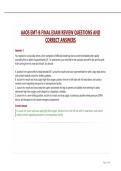 AAOS EMT-B FINAL EXAM REVIEW QUESTIONS AND CORRECT ANSWERS&period;