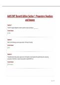 AAOS EMT Eleventh Edition Section 1 Preparatory Questions and Answers&period;