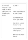 COMMUNITY HEALTH WORKER CHW EXAM ACTUAL EXAM ALL QUESTIONS AND CORRECT ANSWERS LATEST UPDATE THIS YEAR-JUST RELEASED