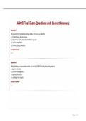 AAOS Exam Questions and Correct Answers&period;