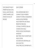CHW COMMUNITY HEALTH WORKER FINAL EXAM ACTUAL EXAM ALL QUESTIONS AND CORRECT ANSWERS LATEST UPDATE THIS YEAR-JUST RELEASED&period;pdf