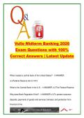Vullo Midterm Banking &lpar;2026&rpar; &ndash; 200&plus; Questions on Federal Reserve&comma; Dodd-Frank&comma; Basel III&comma; FDIC & Banking Regulation
