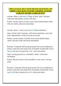 CHEM 233 FINAL REACTIONS REVIEW QUESTIONS AND  CORRECT DETAILED ANSWERS &lpar;VERIFIED ANSWERS&rpar;  &vert;ALREADY GRADED A&plus;&vert;&vert;BRAND NEW&excl;