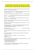 PCI QSR Module Questions with all Correct & 100&percnt; Verified Answers &vert;Latest Version &vert;Already Graded A&plus;
