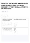 NSW Forklift EXAM STUDY GUIDE 2026 UPDATE COMPLETE QUESTIONS WITH CORRECT DETAILED ANSWERS &vert;&vert; 100&percnt; GUARANTEED PASS RECENT VERSION