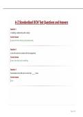 A-Z Standardized DCW Test Questions and Answers&period;