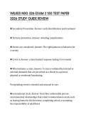 WILKES NSG 526 EXAM 3 150 TEST PAPER 2026 STUDY GUIDE REVIEW