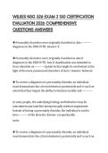 WILKES NSG 526 EXAM 3 150 CERTIFICATION EVALUATION 2026 COMPREHENSIVE QUESTIONS ANSWERS