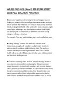 WILKES NSG 526 EXAM 3 150 EXAM SCRIPT 2026 FULL SOLUTION PRACTICE