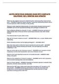 ACVPM INFECTIOUS DISEASES EXAM WITH COMPLETE SOLUTIONS 100&percnt; VERIFIED 2026 UPDATE&excl;&excl;