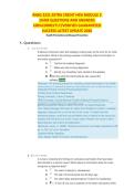 RNSG 2231 EXTRA CREDIT HESI MODULE 2 EXAM QUESTIONS AND ANSWERS 100&percnt;CORRECTLY&sol;VERIFIED GUARANTEED SUCCESS LATEST UPDATE 2026