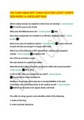 CRC EXAM Q&AS BEST EXAM SOLUTION LATEST UPDATE 2026 RATED A&plus;&comma;EXCELLENT PASS