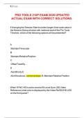 PRO TOOLS 210P EXAM 2026 UPDATED ACTUAL EXAM WITH CORRECT SOLUTIONS&period;