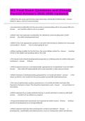 401 Final Exam Questions and Already Passed Answers 2025-2026 Updated&period;