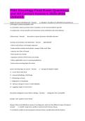 PNH Oncology Final Exam Questions and All Correct Answers 2025-2026 Updated&period;