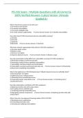 PCI ASV Exam - Multiple Questions with all Correct & 100&percnt; Verified Answers &vert;Latest Version &vert;Already Graded A&plus;