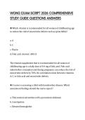 WONG EXAM SCRIPT 2026 COMPREHENSIVE STUDY GUIDE QUESTIONS ANSWERS