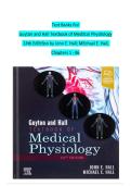 TEST BANK For Guyton and Hall Textbook of Medical Physiology 14th Edition by John E&period; Hall&semi; All Chapters 1 - 86&comma; &vert;Latest 2026