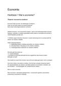 Algemene Economie Samenvatting - HI&sol;TEW&sol;SEW - 2025&sol;2026 - 18&sol;20