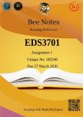 EDS3701 Assignment 1 &lpar;185540&rpar; 2026 Due 27 March 2026