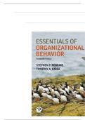TEST BANK FOR Essentials of Organizational Behavior&comma; 16th edition by Stephen P&period; Robbins&comma; Timothy A&period; Judge ISBN&colon;9780135353837 COMPLETE GUIDE ALL CHAPTERS COVERED 100&percnt; VERIFIED A&plus; GRADE ASSURED&excl;&excl;&excl;&excl;NEW LATEST UPDATE&excl;&excl;&excl;&excl;