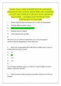 TEXAS CHILD CARE ADMINISTRATOR LICENSING EXAM PRACTICE ACTUAL QUESTIONS AND ANSWERS - LATEST AND COMPLETE UPDATE WITH VERIFIED SOLUTIONS &ndash; ASSURED PASS WITH INSTANT DOWNLOAD PDF 2025-2026