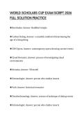 WORLD SCHOLARS CUP EXAM SCRIPT 2026 FULL SOLUTION PRACTICE