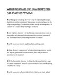 WORLD SCHOLARS CUP EXAM SCRIPT 2026 FULL SOLUTION PRACTICE
