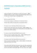 BCH5413 Exam 3 Questions With Correct Answers