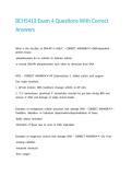 BCH5413 Exam 4 Questions With Correct Answers