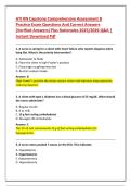 ATI RN Capstone Comprehensive Assessment B  Practice Exam Questions And Correct Answers  &lpar;Verified Answers&rpar; Plus Rationales 2025&sol;2026 Q&A &vert;  Instant Download Pdf 