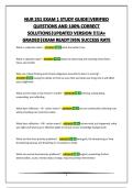 NUR 251 EXAM 1 STUDY GUIDE&vert;VERIFIED QUESTIONS AND 100&percnt; CORRECT SOLUTIONS&vert;UPDATED VERSION &excl;&excl;&excl;&vert;A&plus; GRADED&vert;EXAM READY&vert;95&percnt; SUCCESS RATE