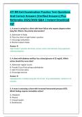 ATI RN Exit Examination Practice Test Questions  And Correct Answers &lpar;Verified Answers&rpar; Plus  Rationales 2025&sol;2026 Q&A &vert; Instant Download  Pdf 