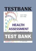 Health Assessment in Nursing 6th Edition Weber Kelley Test Bank &lpar;All Chapters&rpar; Verified Answers 2026