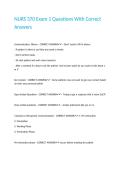 NURS 370 Exam 1 Questions With Correct Answers&period;
