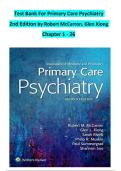 Primary care psychiatry 2nd edition mccarron xiong test bank