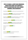 PSYC 101 MIDTERM EXAM STUDY GUIDE &vert; LATEST 2026 VERSION&vert;48-HOUR STUDY GUIDE &vert; KEY CONCEPTS &plus; PRACTICE QUESTIONS AND 100&percnt; CORRECT ANSWERS &vert; PASS GUARANTEE