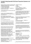 Certified Coding Specialist &lpar;CCS&rpar; Exam Preparation Questions and Answers