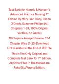 Test Bank Hamric & Hanson's Advanced Practice Nursing 7th Edition By Mary Fran Tracy&comma; Eileen O'Grady&comma; Susanne Phillips