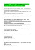 HCA102 - Quiz 2 - Home Management - Quiz &num;3 All Solved Correct 2026&period;